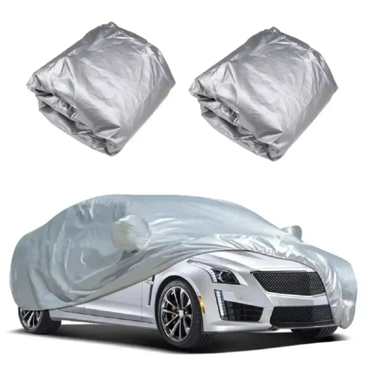 Car Covers Sun Outdoor Sunscreen Heat Sun UV Protection Dustproof Anti-Uv Scratch-Resistant Universal Car Styling Car Covers